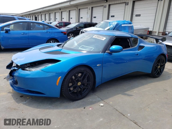 2011 Lotus Evora 2+2 z VIN SCCLMDTU3BHA11314, wystawiony jako Copart lot #63986534 z przebiegiem 55 623 mil mil oraz Czysty tytuł • Clean title. Historia ofert i sprzedaży dostępna na DreamBid. Obrazek 1.