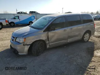 2018 Dodge Grand Caravan SE Plus with VIN 2C4RDGBG2JR340272, listed as a Copart auction lot 48720845 with 66,239 mi miles and Salvage Title. Bid and sale history available at DreamBid. Image 1.