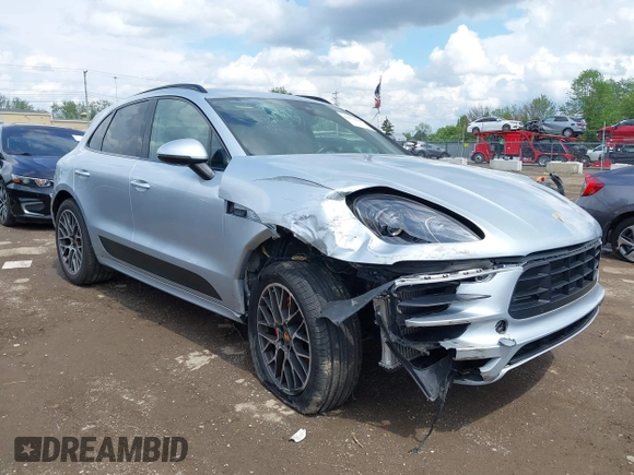 2018 Porsche Macan GTS z VIN WP1AG2A59JLB62326, wystawiony jako IAAI lot #42176369 z przebiegiem 87 686 mil mil oraz . Historia ofert i sprzedaży dostępna na DreamBid. Obrazek 1.