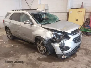 2017 Chevrolet Equinox Premier with VIN 2GNFLGE34H6143461, listed as a IAAI auction lot 41972015 with 94,492 mi miles. Bid and sale history available at carsss.com. Image 1.
