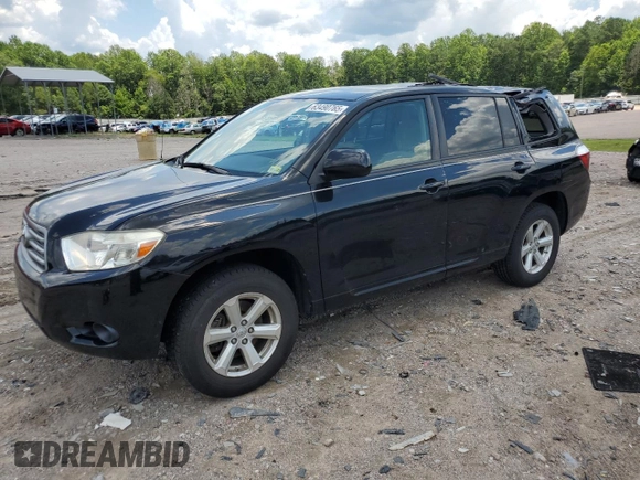 2009 Toyota Highlander with VIN JTEDA41A792008364, listed as a Copart auction lot 63490765 with 143,392 mi miles and Salvage title. Bid and sale history available at DreamBid. Image 1.