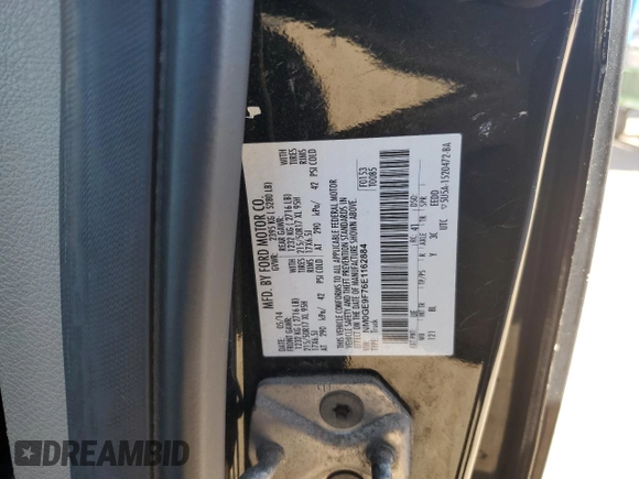 2014 Ford Transit Connect XLT with VIN NM0GE9F76E1162884, listed as a Copart auction lot 76617014 with 166,091 mi miles and Salvage title. Bid and sale history available at DreamBid. Image 13.