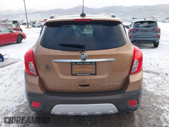 2016 Buick Encore Leather with VIN KL4CJCSB0GB571295, listed as a IAAI auction lot 41121647 with 30,936 mi miles. Bid and sale history available at carsss.com. Image 16.