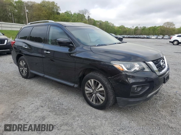 2017 Nissan Pathfinder SV with VIN 5N1DR2MM4HC691751, listed as a Copart auction lot 51936275 with 146,339 mi miles and Clean Title. Bid and sale history available at carsss.com. Image 4.