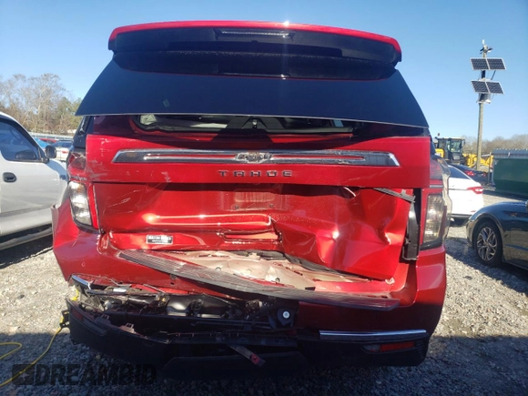 2024 Chevrolet Tahoe LS with VIN 1GNSCMKD9RR214069, listed as a Copart auction lot 86371114 with 14,453 mi miles and Salvage title. Bid and sale history available at DreamBid. Image 6.