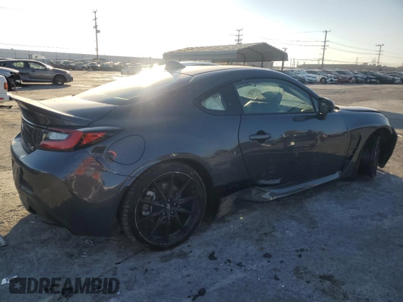 2023 Toyota GR86 Premium with VIN JF1ZNBE18P9766480, listed as a Copart auction lot 74323024 with 8,887 mi miles and Salvage Title. Bid and sale history available at carsss.com. Image 3.