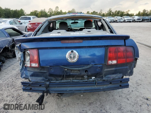 2008 Ford Mustang Deluxe with VIN 1ZVHT80N985132853, listed as a Copart auction lot 46441935 with Not provided miles and Salvage title. Bid and sale history available at DreamBid. Image 6.