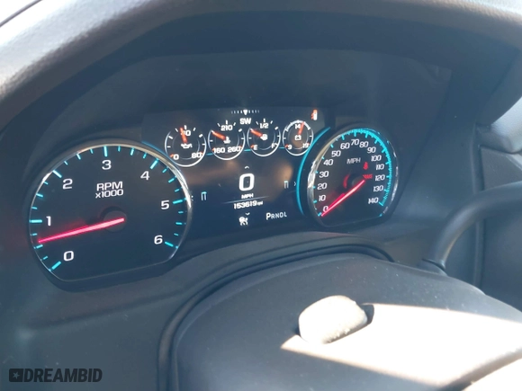 2019 Chevrolet Suburban Premier with VIN 1GNSCJKC0KR293658, listed as a IAAI auction lot 40563834 with 153,619 mi miles. Bid and sale history available at carsss.com. Image 15.