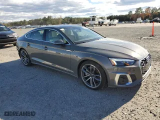 2024 Audi A5 Sportback S line Premium Plus with VIN WAUFACF51RA065603, listed as a Copart auction lot 79283664 with 6,880 mi miles and Salvage Title. Bid and sale history available at carsss.com. Image 4.