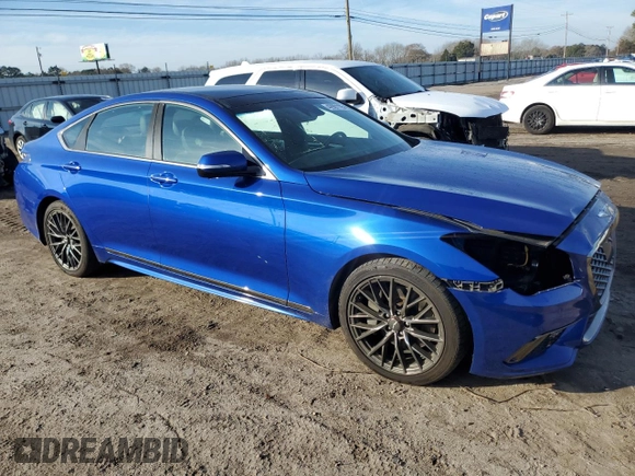 2020 Genesis G80 3.8L with VIN KMTFN4JE6LU328793, listed as a Copart auction lot 42921135 with 61,063 mi miles and Salvage Title. Bid and sale history available at DreamBid. Image 4.