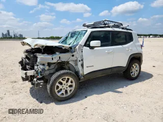 2018 Jeep Renegade Latitude with VIN ZACCJBBB2JPH65906, listed as a Copart auction lot 58846045 with 88,051 mi miles and Salvage title. Bid and sale history available at DreamBid. Image 1.