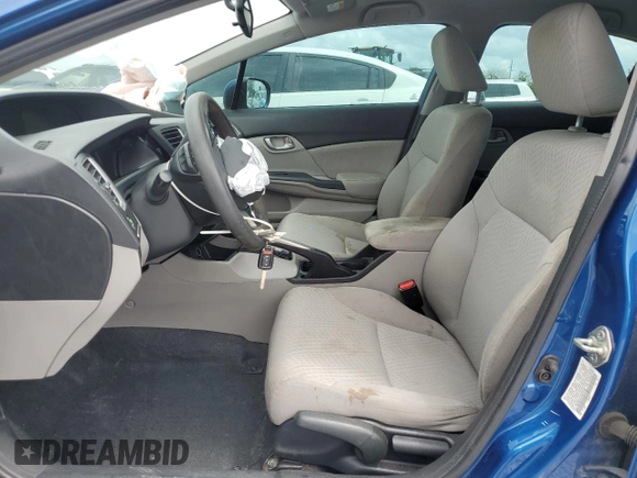2014 Honda Civic Sedan LX with VIN 19XFB2F57EE014186, listed as a Copart auction lot 52188865 with 190,141 mi miles and Salvage Title. Bid and sale history available at carsss.com. Image 7.