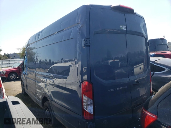 2020 Ford Transit Cargo with VIN 1FTBR3X85LKA18644, listed as a Copart auction lot 89212555 with 74,398 mi miles and Salvage Title. Bid and sale history available at carsss.com. Image 2.