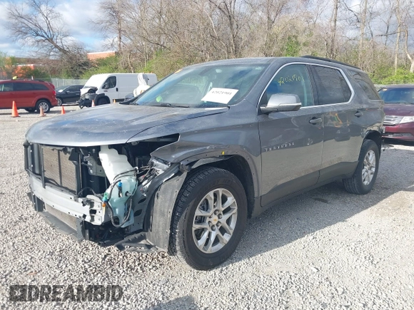 2021 Chevrolet Traverse LT Cloth with VIN 1GNEVGKW1MJ214200, listed as a IAAI auction lot 42021901 with 69,118 mi miles. Bid and sale history available at carsss.com. Image 22.