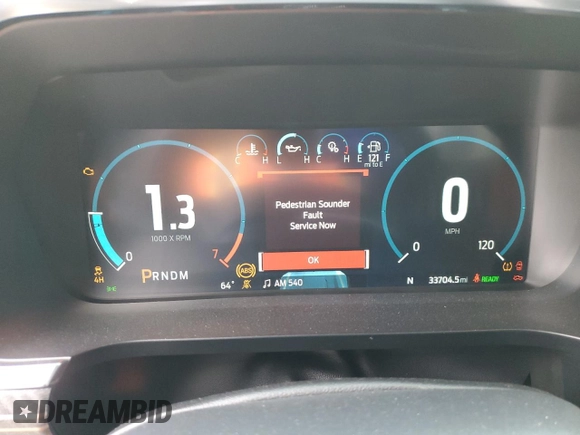 2022 Ford F-150 XL with VIN 1FTFW1EDXNFA24966, listed as a Copart auction lot 49545105 with 33,704 mi miles and Salvage Title. Bid and sale history available at DreamBid. Image 9.