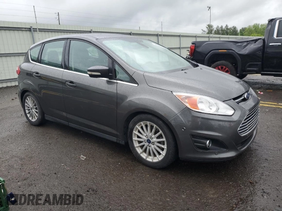 2016 Ford C-Max Energi SEL with VIN 1FADP5CU3GL104280, listed as a Copart auction lot 54604744 with 81,201 mi miles. Bid and sale history available at carsss.com. Image 4.