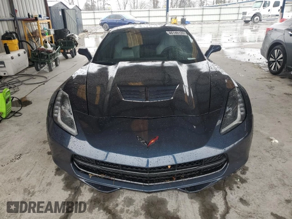 2015 Chevrolet Corvette Z51 2LT with VIN 1G1YK2D70F5110227, listed as a Copart auction lot 46146135 with 52,166 mi miles and Salvage title. Bid and sale history available at DreamBid. Image 5.