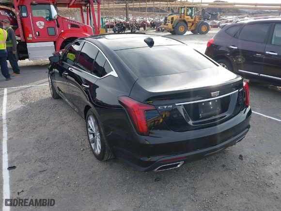 2022 Cadillac CT5 Premium Luxury with VIN 1G6DN5RK8N0118974, listed as a IAAI auction lot 41265623 with 40,568 mi miles. Bid and sale history available at carsss.com. Image 3.