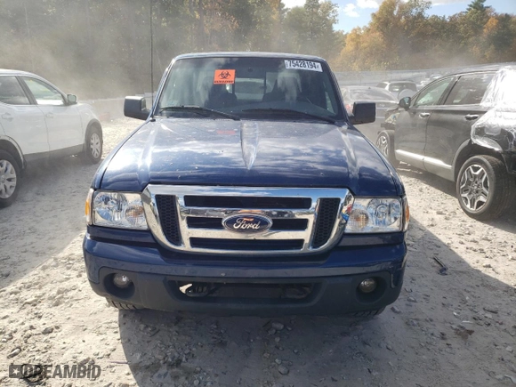 2008 Ford Ranger XL with VIN 1FTZR15EX8PB08944, listed as a Copart auction lot 75428194 with 0 mi miles and Salvage Title. Bid and sale history available at carsss.com. Image 5.
