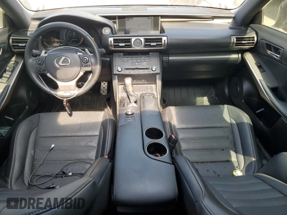 2015 Lexus IS 250 with VIN JTHBF1D26F5069245, listed as a Copart auction lot 74837644 with 81,365 mi miles and Clean Title. Bid and sale history available at DreamBid. Image 8.