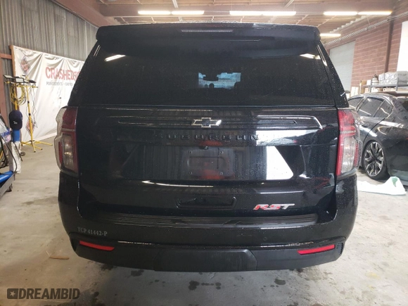 2023 Chevrolet Suburban RST with VIN 1GNSCEKD0PR190408, listed as a Copart auction lot 47892105 with 73,200 mi miles and Salvage Title. Bid and sale history available at carsss.com. Image 6.