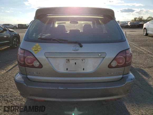 2000 Lexus RX 300 with VIN JT6HF10U6Y0113111, listed as a Copart auction lot 74770514 with 166,403 mi miles and Salvage Title. Bid and sale history available at carsss.com. Image 6.