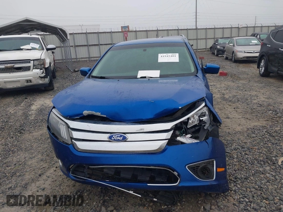2012 Ford Fusion SE with VIN 3FAHP0HA4CR403923, listed as a IAAI auction lot 41945401 with 189,190 mi miles. Bid and sale history available at carsss.com. Image 6.