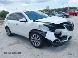 2014 Acura MDX Technology with VIN 5FRYD3H43EB004244, listed as a IAAI auction lot 42388097 with 91,080 mi miles and . Bid and sale history available at DreamBid. Image 1.