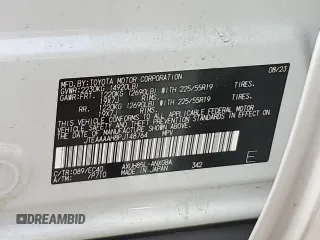 2023 Toyota Venza LE with VIN JTEAAAAH8PJ148764, listed as a Copart auction lot 72097764 with 6,339 mi miles and Salvage Title. Bid and sale history available at carsss.com. Image 13.