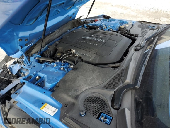 2018 Jaguar F-Type with VIN SAJDD1EV1JCK49554, listed as a Copart auction lot 78908314 with 77,069 mi miles and Salvage Title. Bid and sale history available at DreamBid. Image 11.