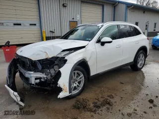 2025 Mercedes-Benz GLC with VIN W1NKM4HB7SF266618, listed as a Copart auction lot 85518554 with 1,796 mi miles and Salvage Title. Bid and sale history available at carsss.com. Image 1.