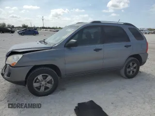 2009 Kia Sportage LX with VIN KNDJF724597601906, listed as a Copart auction lot 45317365 with 196,474 mi miles and Salvage Title. Bid and sale history available at carsss.com. Image 1.