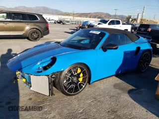 2022 Porsche 911 Turbo S with VIN WP0CD2A94NS260388, listed as a Copart auction lot 76617103 with 2,841 mi miles. Bid and sale history available at carsss.com. Image 1.
