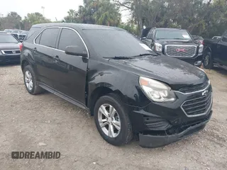 2016 Chevrolet Equinox LS with VIN 2GNALBEK7G1183078, listed as a IAAI auction lot 41751477 with 118,097 mi miles and . Bid and sale history available at carsss.com. Image 1.