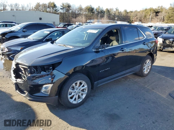 2019 Chevrolet Equinox LT with VIN 2GNAXUEV8K6232813, listed as a Copart auction lot 48414775 with 95,312 mi miles and Salvage Title. Bid and sale history available at DreamBid. Image 1.