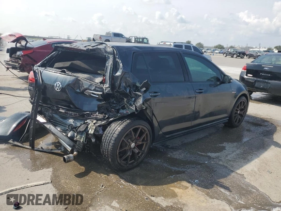 2016 Volkswagen Golf GTI SE with VIN 3VW4T7AU8GM035795, listed as a Copart auction lot 66616134 with 90,131 mi miles and Salvage Title. Bid and sale history available at carsss.com. Image 3.