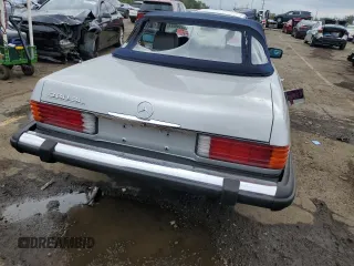 1985 Mercedes-Benz SL with VIN WDBBA45C6FA024529, listed as a Copart auction lot 73559924 with 75,789 mi miles and Salvage title. Bid and sale history available at DreamBid. Image 6.