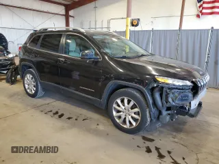 2016 Jeep Cherokee Limited with VIN 1C4PJMDS7GW142139, listed as a Copart auction lot 54915035 with 85,036 mi miles and Salvage Title. Bid and sale history available at DreamBid. Image 4.