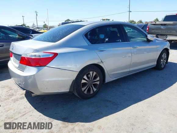 2013 Honda Accord LX z VIN 1HGCR2F38DA006341, wystawiony jako IAAI lot #42304220 z przebiegiem 173 664 mil mil oraz . Historia ofert i sprzedaży dostępna na DreamBid. Obrazek 4.