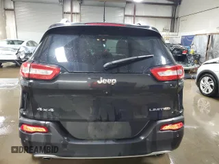 2014 Jeep Cherokee Limited with VIN 1C4PJMDS1EW266615, listed as a Copart auction lot 51103455 with 84,557 mi miles and Salvage Title. Bid and sale history available at carsss.com. Image 6.