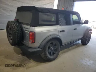 2022 Ford Bronco with VIN 1FMDE5BH7NLB36534, listed as a Copart auction lot 53598985 with 47,572 mi miles and Salvage title. Bid and sale history available at DreamBid. Image 3.