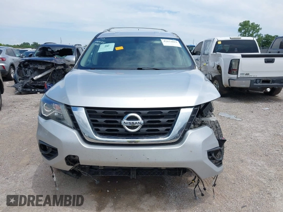 2018 Nissan Pathfinder SV with VIN 5N1DR2MM8JC650965, listed as a IAAI auction lot 42673823 with 113,611 mi miles and . Bid and sale history available at DreamBid. Image 13.