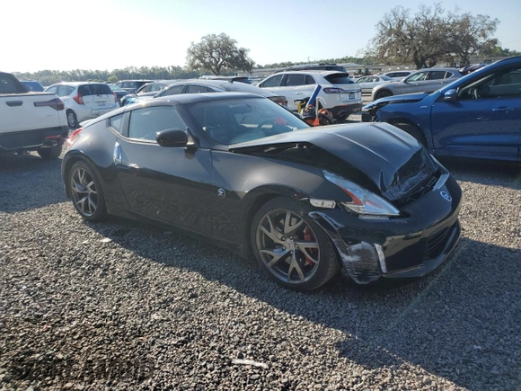 2015 Nissan 370Z Sport with VIN JN1AZ4EH1FM442273, listed as a Copart auction lot 53777595 with 33,248 mi miles and Salvage Title. Bid and sale history available at carsss.com. Image 4.