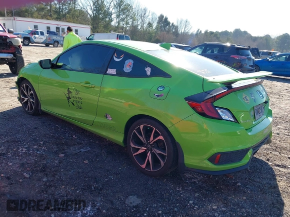 2018 Honda Civic Si Coupe with VIN 2HGFC3A59JH757829, listed as a IAAI auction lot 41509057 with 107,741 mi miles. Bid and sale history available at carsss.com. Image 3.
