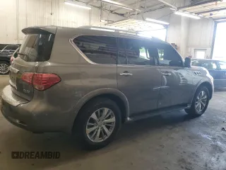 2017 Infiniti QX80 z VIN JN8AZ2NF3H9679311, wystawiony jako Copart lot #55234965 z przebiegiem 58 229 mil mil oraz Nie do naprawy • Non repairable. Historia ofert i sprzedaży dostępna na DreamBid. Obrazek 3.