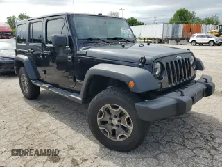2014 Jeep Wrangler Unlimited Sport with VIN 1C4BJWDG6EL320381, listed as a Copart auction lot 51051704 with 163,127 mi miles and Salvage Title. Bid and sale history available at carsss.com. Image 4.