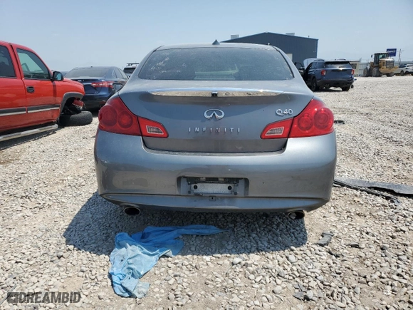 2015 Infiniti Q40 with VIN JN1CV6AP7FM502098, listed as a Copart auction lot 65291744 with NaN miles and Salvage Title. Bid and sale history available at carsss.com. Image 6.