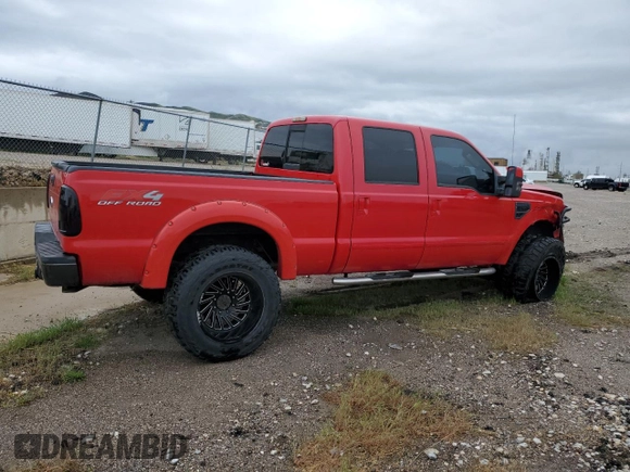 2008 Ford F-350 XL with VIN 1FTWW31R08EA89347, listed as a Copart auction lot 53698825 with 148,489 mi miles and Salvage title. Bid and sale history available at DreamBid. Image 3.