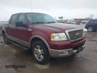 2005 Ford F-150 XLT with VIN 1FTPW125X5KC31754, listed as a IAAI auction lot 41608657 with 247,756 mi miles. Bid and sale history available at carsss.com. Image 1.
