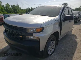 2020 Chevrolet Silverado 1500 Work Truck with VIN 1GCRWAEF3LZ134686, listed as a Copart auction lot 48921212 with 8,432 mi miles and Salvage Title. Bid and sale history available at DreamBid. Image 2.